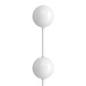 Белые вагинальные виброшарики USB KEGEL BALLS, работающие от USB