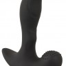 Черный вибромассажер простаты Remote Controlled Prostate Plug with 2 Functions - 13,6 см.