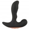 Черный вибромассажер простаты Remote Controlled Prostate Plug with 2 Functions - 13,6 см.