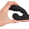 Черный вибромассажер простаты Remote Controlled Prostate Plug with 2 Functions - 13,6 см.