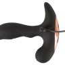 Черный вибромассажер простаты Remote Controlled Prostate Plug with 2 Functions - 13,6 см.