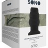 Чёрная анальная пробка с тоннелем №50 Medium Hollow Tunnel Butt Plug 4 Inch - 10,2 см.