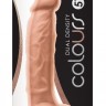 Телесный фаллоимитатор Dual Density 5 Dildo - 17,3 см.