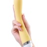 Желтый вибратор Calla - 22 см.