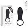 Черное эрекционное виброкольцо IJOY Rechargeable Stamina Ring