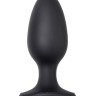 Черная анальная вибропробка HUSH 2 Size L - 12,1 см.