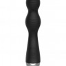Чёрный вибратор с электростимуляцией E-Stimulation G-spot Vibrator - 19,5 см.