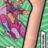 Бежевый мини-вибратор Rocky’s Fairy Mallet - 14,7 см.