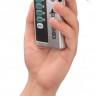 Темно-серая анальная пробка с электростимуляцией Bold Butt Plug - 14,1 см.