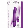 Фиолетовый вибромассажер Kegel G - 20 см.