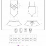 Игривый костюм горничной с кружевным фартуком