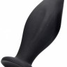 Черная анальная пробка Edgy Butt Plug - 11,4 см.