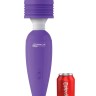 Фиолетовый вибромассажер Mega Wanachi - 43 см.