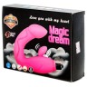 Розовый вибратор Magic Dream для массажа точки G и клитора