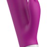 Ярко-розовый вибратор-кролик Bwild Deluxe Bunny - 19,3 см.