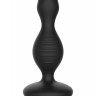 Чёрная анальная пробка с электростимуляцией E-Stimulation Vibrating Buttplug - 14 см.