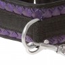 Чёрно-фиолетовый набор для бондажа Bondage Set
