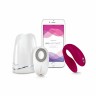 Ярко-розовый вибратор для пар We-Vibe Sync