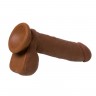 Фаллоимитатор-мулат TOYFA RealStick Elite Mulatto - 21 см.