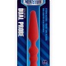 Массажер для анальной стимуляции MENZSTUFF DUAL PROBE RED - 18 см.