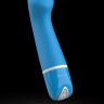 Голубой G-вибростимулятор Bdesired Deluxe Curve - 15,2 см.