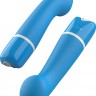 Голубой G-вибростимулятор Bdesired Deluxe Curve - 15,2 см.