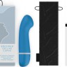 Голубой G-вибростимулятор Bdesired Deluxe Curve - 15,2 см.