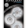 Набор из 3 прозрачных эрекционных колец Chubbies