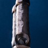 Закрытая дымчатая насадка Toyfa XLover с подхватом - 15,5 см.