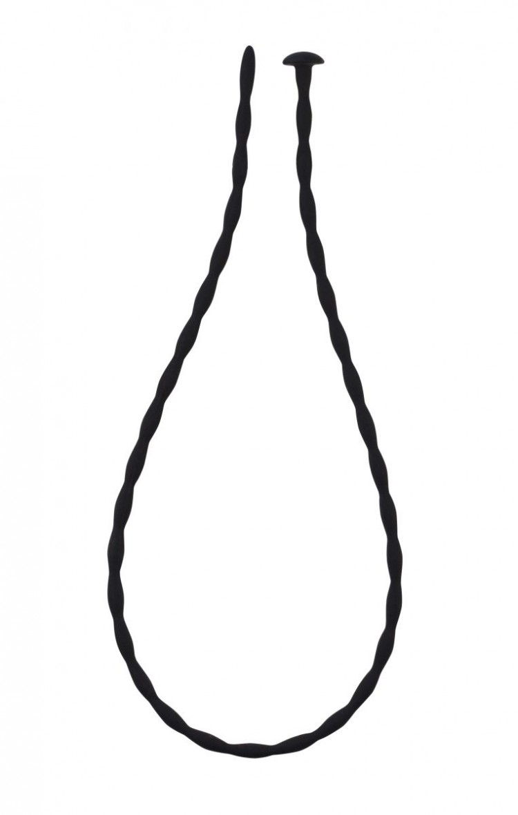 Силиконовый уретральный массажер Wavy Urethral Plug Medium - 30 см.