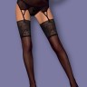 Чулки с широким цветочным кружевом Intensa Stockings