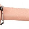Полый вибрострапон на ремнях Vibrating Strap-On - 22,5 см.