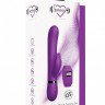 Фиолетовый вибромассажер-кролик Kegel Rabbit с браслетом - 22,5 см.