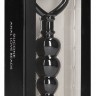 Черная анальная елочка Anal Love Beads - 15,3 см.