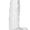 Прозрачный фаллоимитатор Size Queen 6" - 20,25 см.
