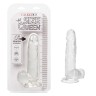 Прозрачный фаллоимитатор Size Queen 6" - 20,25 см.