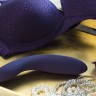 Фиолетовый вибромассажёр We Vibe Rave Purple - 19,3 см.