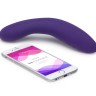 Фиолетовый вибромассажёр We Vibe Rave Purple - 19,3 см.