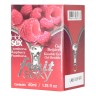 Массажное масло FRUIT SEXY Raspberry с ароматом малины и разогревающим эффектом - 40 мл.