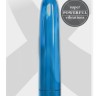 Голубая гладкая вибропуля Rocket Bullet - 8,9 см.