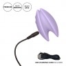 Фиолетовый вибромассажер Rechargeable Pinpoint Silicone Massager
