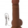 Коричневый вибратор-реалистик Mr.Lopez - 19 см.