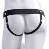 Телесный перезаряжаемый вибрострапон 6" Hollow Rechargeable Strap-On Remote - 17,5 см.