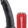 Чёрный фаллоимитатор 9" Cock - 22,9 см.