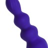 Фиолетовая анальная вибровтулка Twisty - 14 см.