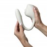 Серый вакуумный стимулятор с отростком Ose 2 Premium Robotic Massager