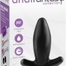 Чёрная анальная вибропробка Beginners Anal Anchor - 10 см.