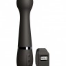 Черный вибромассажер Kegel Wand - 18,5 см.