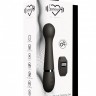 Черный вибромассажер Kegel Wand - 18,5 см.