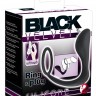 Чёрное эрекционное кольцо с анальной пробкой Black Velvets Ring & Plug